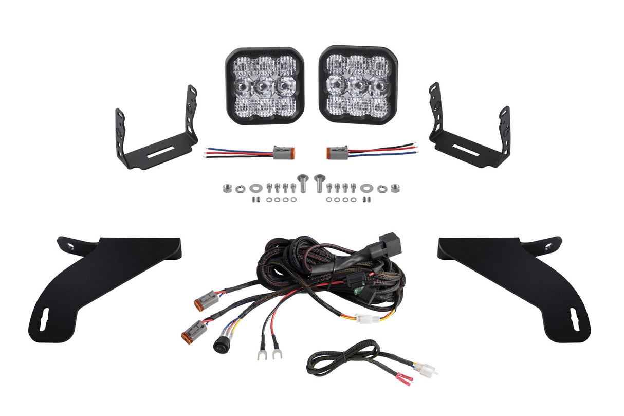 Diode Dynamics DD7326 Bolt-on Pod Light kit for 2021 Ford F-150.