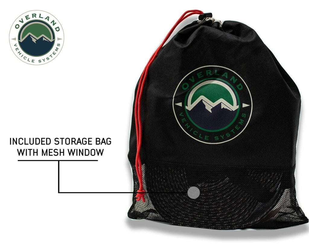 Overland Vehicle Systems - Tow Strap 20000 lbs - 2 x 30' Gray With Black Ends - 19059916