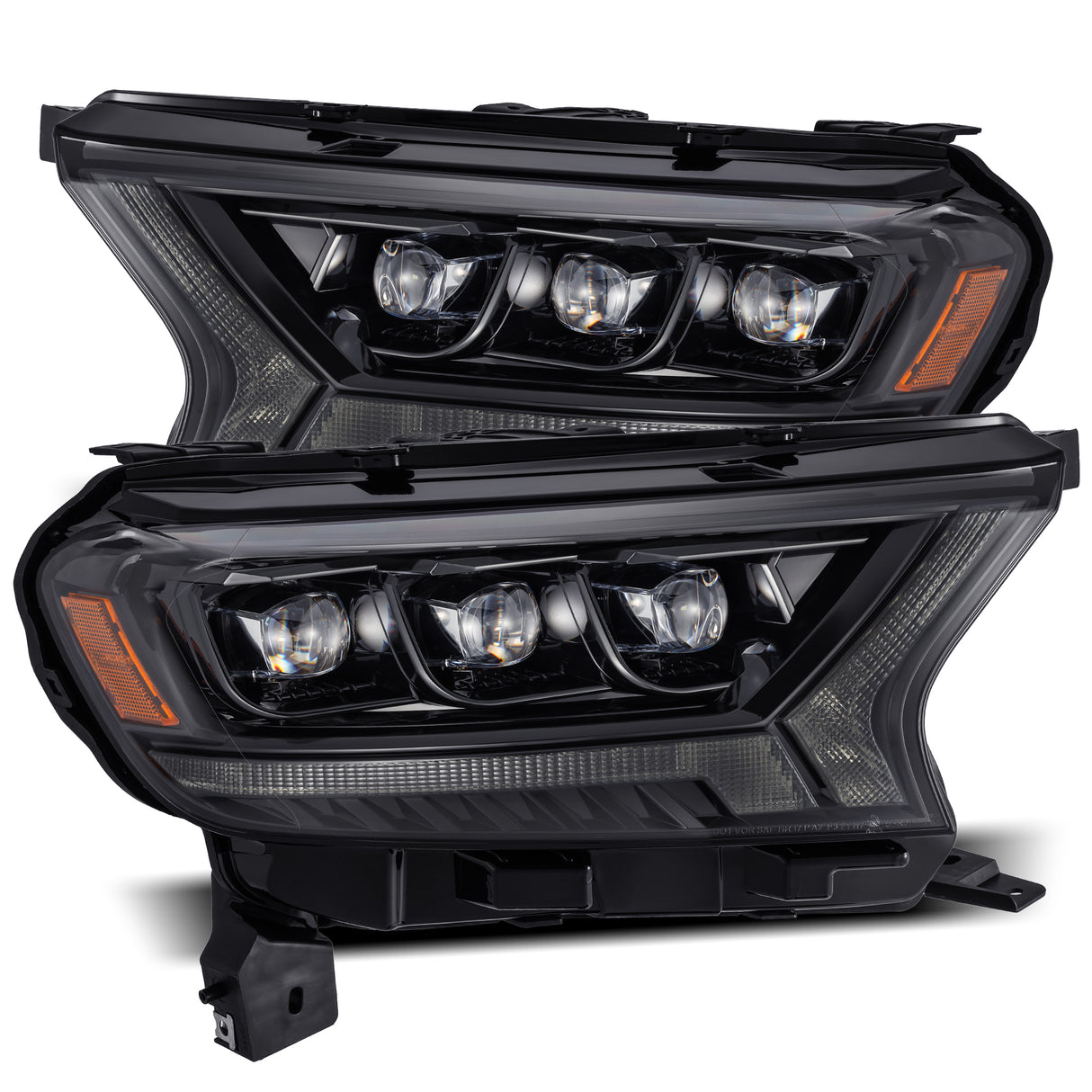 AlphaRex 880123 LED Projector Headlights in Alpha-Black