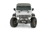 Warn - Elite Stubby Front Bumper with Grille Guard Tube for 2018-2026 Jeep Wrangler JL / 2020-2026 Jeep Gladiator JT - 101330