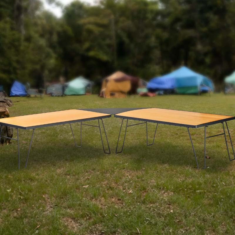 Overland Vehicle Systems - Kick It Camp Table Wood Base & Storage Bag - 30100030