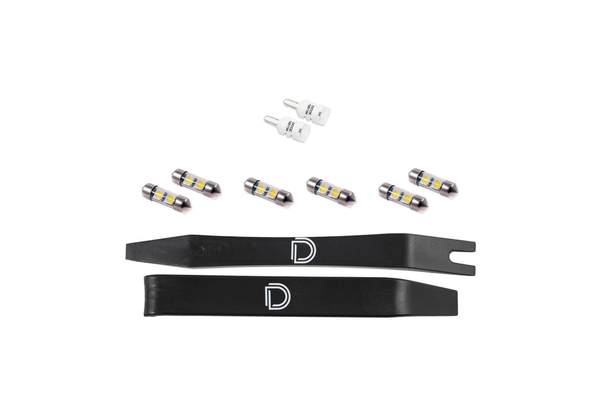 Diode Dynamics - Interior LED Kit for 2012-2018 Hyundai Veloster, Cool White Stage 1 - DD0535