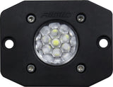 RIGID Ignite LED Light, Diffused Lens, Flush Mount, Black Housing, Single