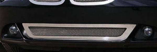1 Pc Small Mesh Stainless Steel Upper Class Bumper Grille Insert