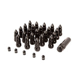 Rugged Ridge 16715.27 Wheel Lug Nut/Valve Stem Cap Kit, Bullet Style, Black
