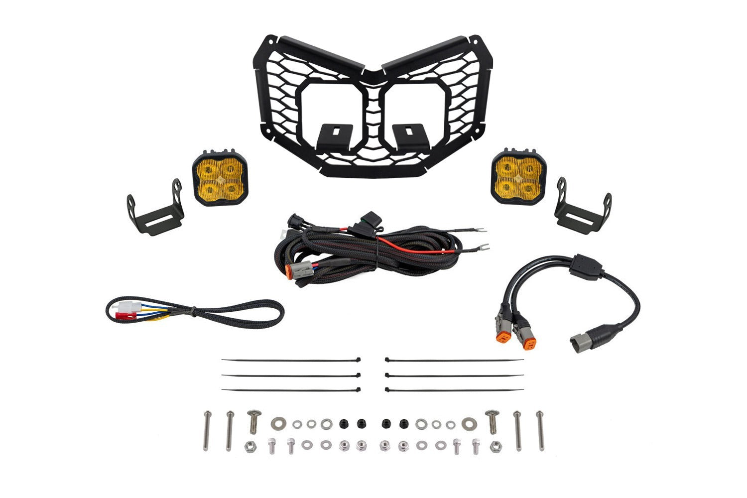 Diode Dynamics DD7885 Allows for installation of SS3 LED pods in front grille.