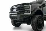 Addictive Desert Designs - 2023-2025 Ford Super Duty HoneyBadger Front Bumper w/ Top Hoop - F810221770103