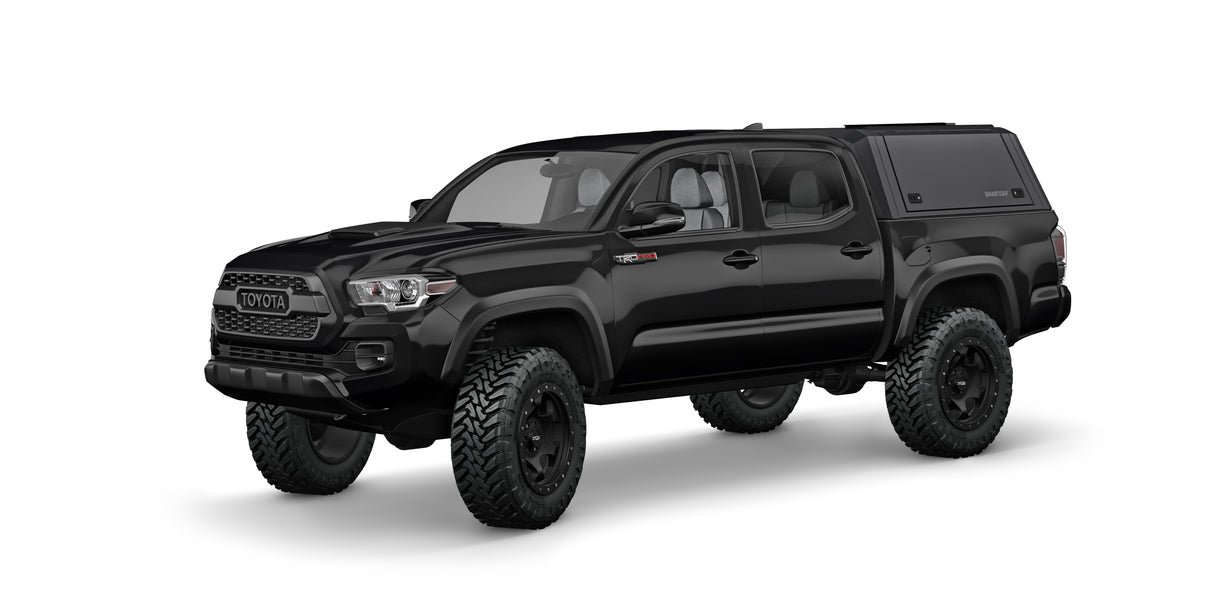 RSI SmartCap - Tacoma Truck Bed Cap SmartCapEVOa Adventure Matte Black For 16-23 Toyota Tacoma 5 Foot Short Bed SmartCap - EA1302-MB