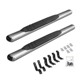 Go Rhino 684404552PS - 4" OE Xtreme SideSteps With Mounting Bracket Kit - Polished Stainless Steel
