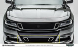 1 Pc Small Mesh Mild Steel DJ Bumper Grille Overlay