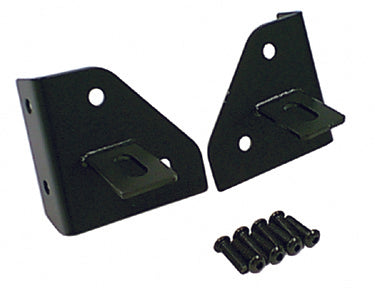 Rugged Ridge - Rugged Ridge 11027.01 Light Mount Bracket Kit, Windshield; 76-95 Jeep CJ/Wrangler YJ - 11027.01