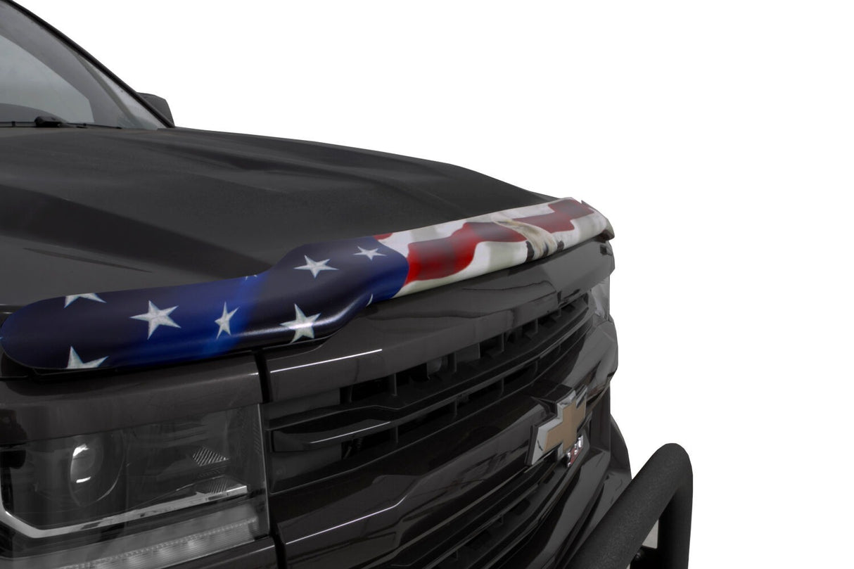 Husky Liners 2818131 Husky Liners Eagle American Flag Bug Shield Hood Protector