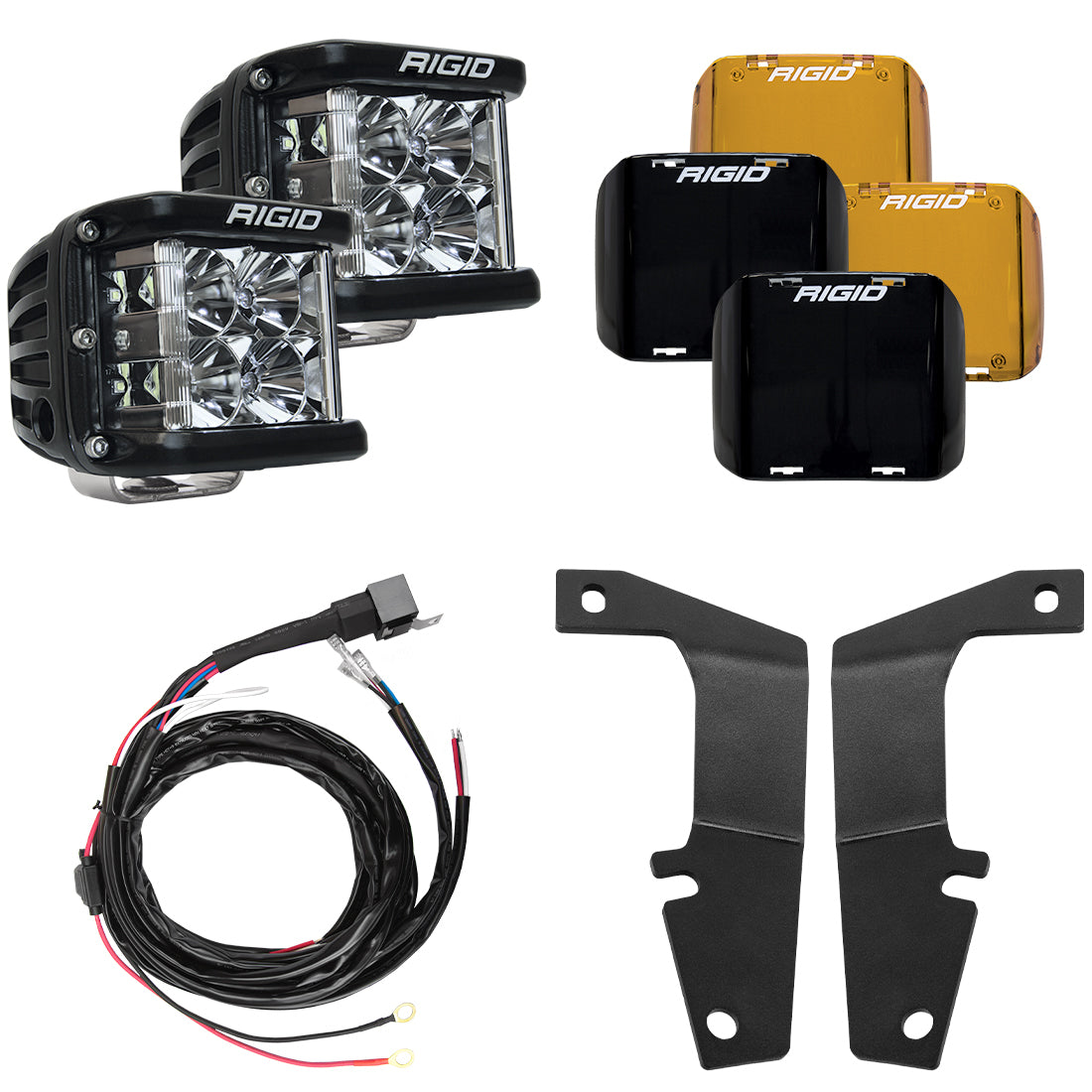 RIGID 2010-2020 Toyota 4Runner A-Pillar Light Kit, Includes D-SS Flood