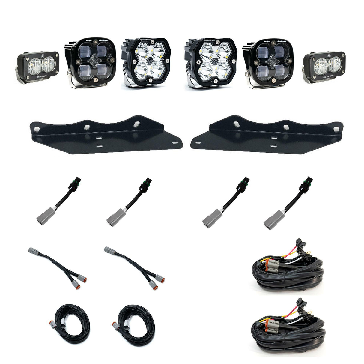 Baja Designs - 44-0069 Squadron 2.0 Sport/Squadron SAE/S2 Sport Fog Pocket Light Kit