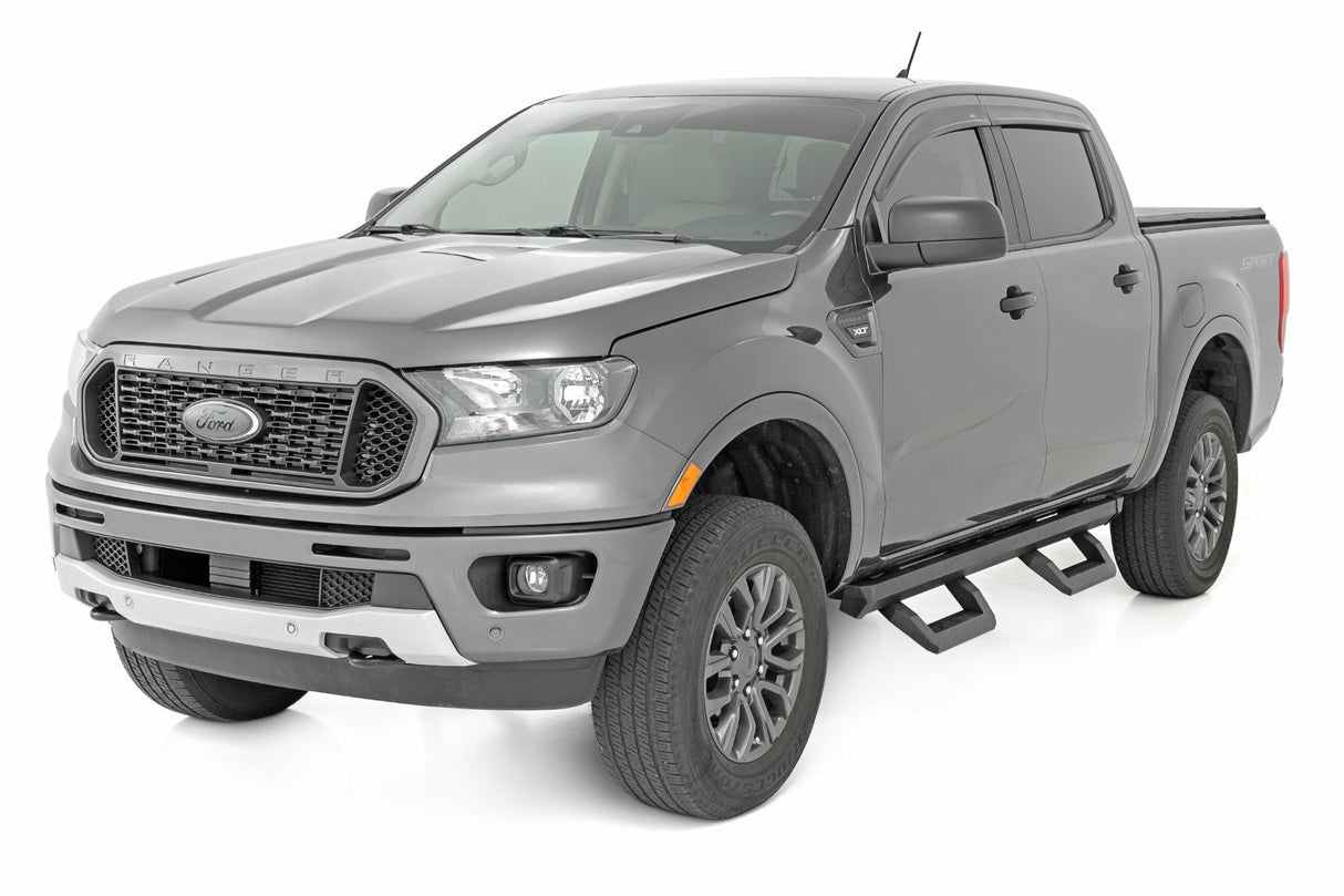 Rough Country - SRX2 Adjustable Aluminum Steps - Ford Ranger 2WD 4WD (2019-2023) - 51089