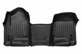 Rough Country Floor Mats - FR - Over Hump - Chevy GMC 1500 2500HD 3500HD (14-19) - M-2114