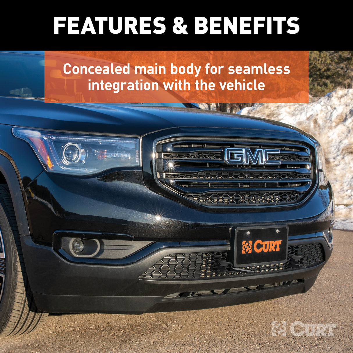 Curt - Custom Tow Bar Base Plate, Select GMC Acadia - 70118