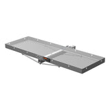 Curt - 60" x 20" Aluminum Tray Cargo Carrier (Folding 2" Shank, 500 lbs.) - 18100