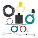 Curt - Custom Wiring Harness, 4-Way Flat Output, Select Mazda 3 - 56435