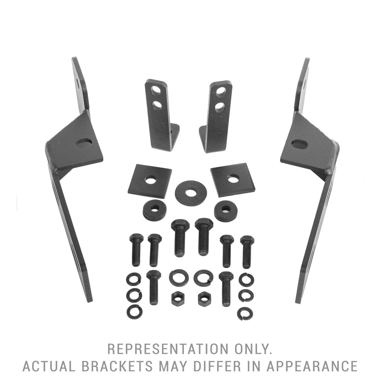 Go Rhino 55675 - RC2  & RC2 LR Bull Bar - Mounting Bracket Kit Only - Textured Black