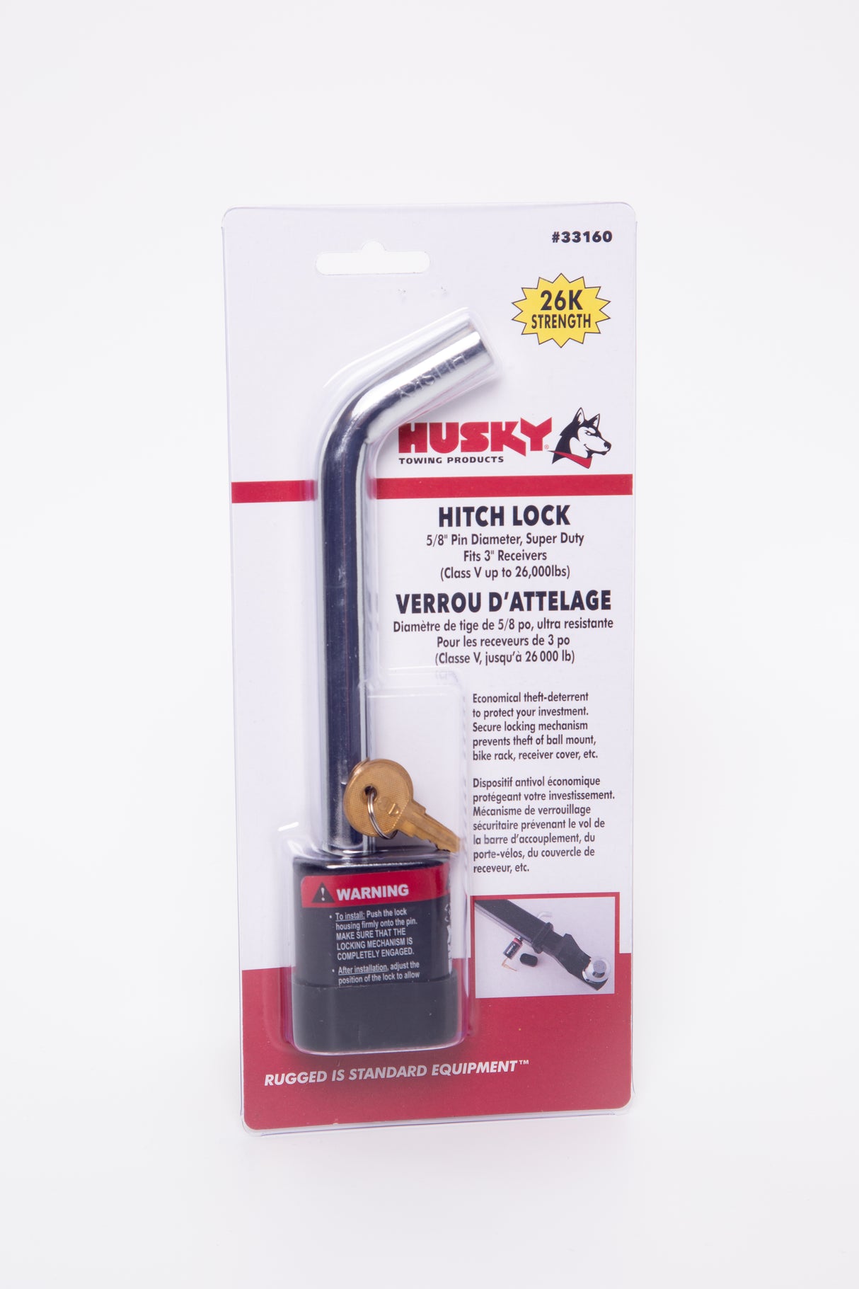 Husky Towing - Trailer Hitch Pin - 33160