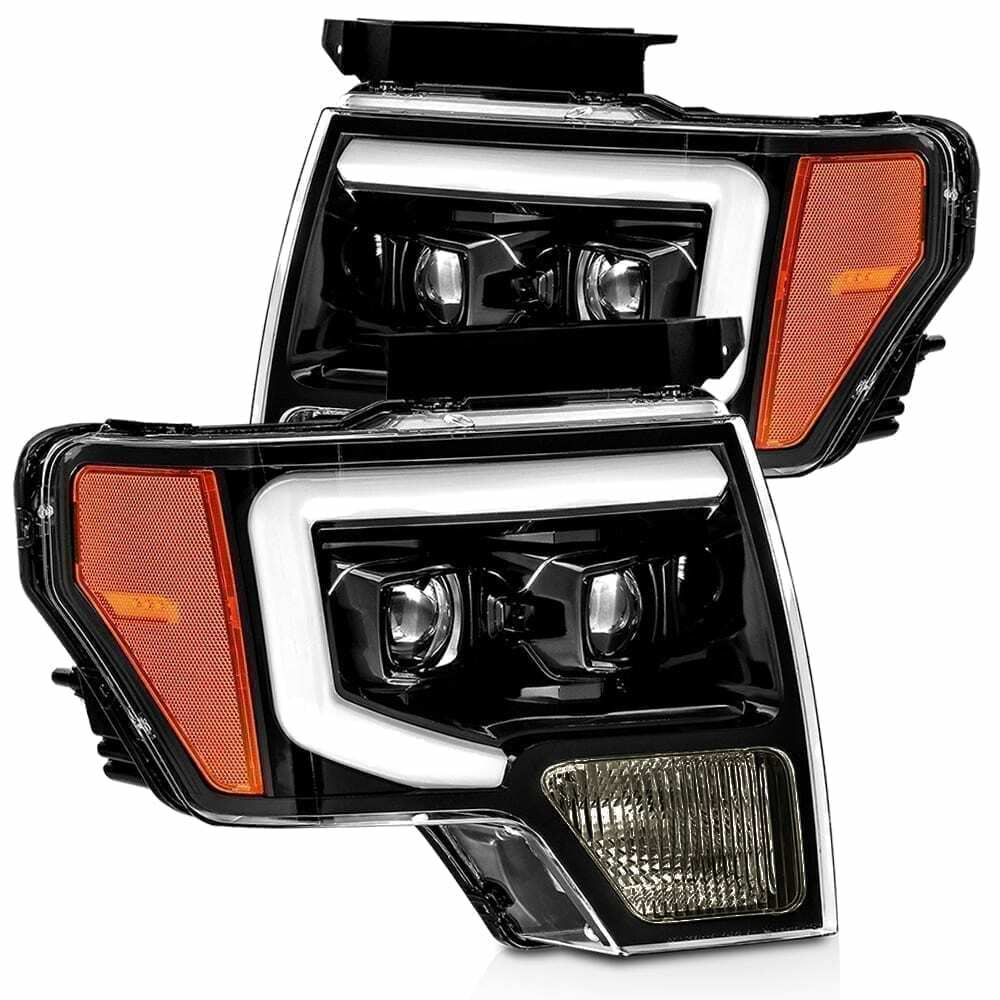 AlphaRex 880177 Projector Headlights Jet Black