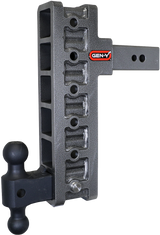 GEN-Y - Hitch GH-1916 2.5" Shank 12" Offset Drop 3.5K TW 32K Hitch & GH-0161 Versa-Ball - GH-1916