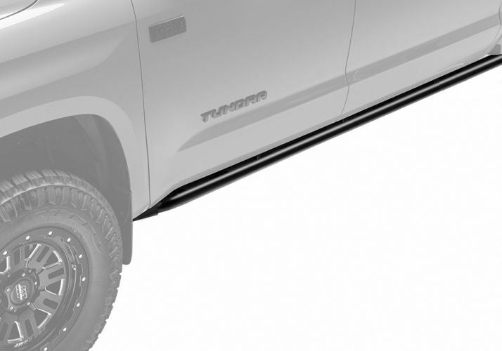 N-Fab - RKR Rails-Cab Len (2 Steps)-19(NewBody)-21 Silv/Sierra1500/20-21HD Crw-TXBlk - C194RKRCC
