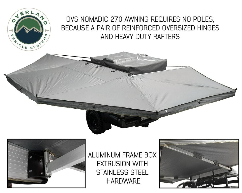 Overland Vehicle Systems - Nomadic Awning 270 Awning with Walls - Driver side - 19539907