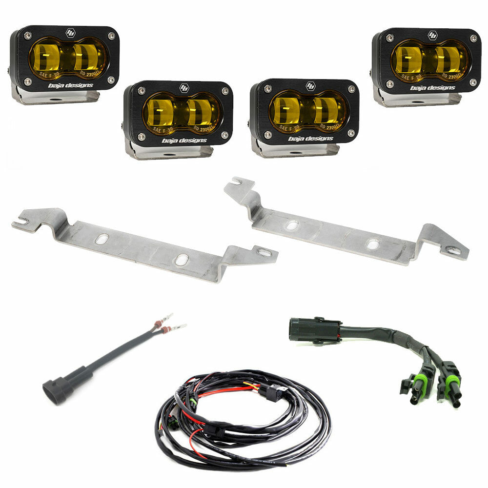 Baja Designs - Baja Designs - 448168 - Toyota S2 SAE OEM Fog Light Replacement Kit