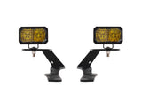 Diode Dynamics DD6588 Allows you to mount two Stage Series 2" LED Pods above the hood.