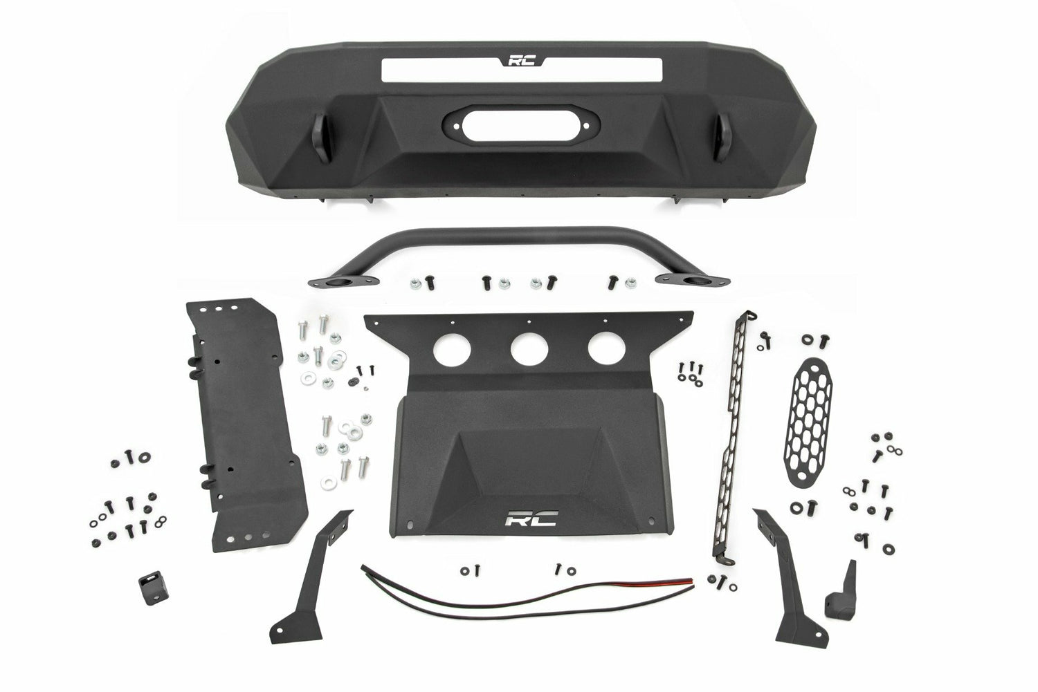 Rough Country - Front Bumper - Hybrid - Toyota Tacoma 2WD 4WD (2016-2023) - 10712