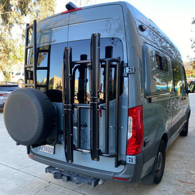 Aluminess 210764 Vertical Rear Door Bike Rack Combo