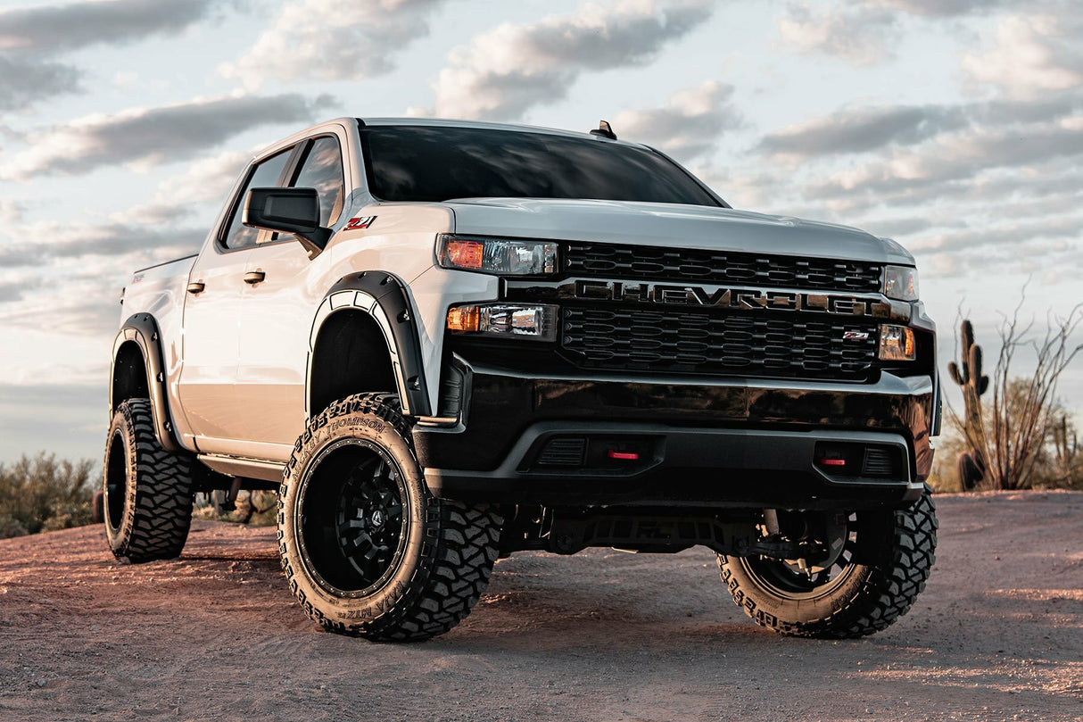 Fender Flares - Defender - G7C Red Hot - Chevy Silverado 1500 2WD/4WD (19-24)