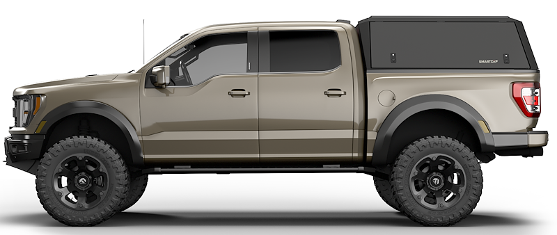 RSI SmartCap - F-150 Truck Bed Cap Edge Defender Matte Black For 21-26 Ford F-150 5.5 Foot Short Bed - ED0333-BN