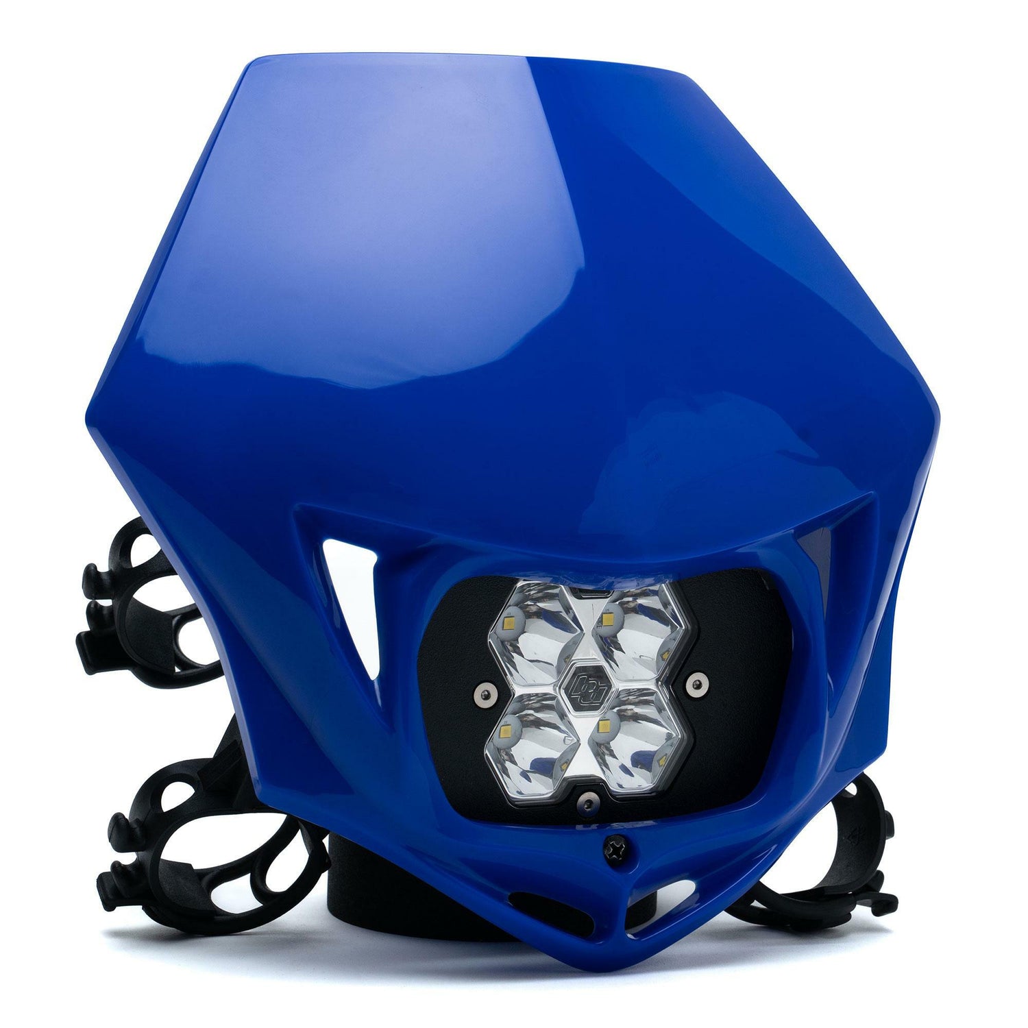 Baja Designs - 84-7000-BU Squadron 2.0 Sport Motorcycle (D/C) LED Headlight Kit w/Shell