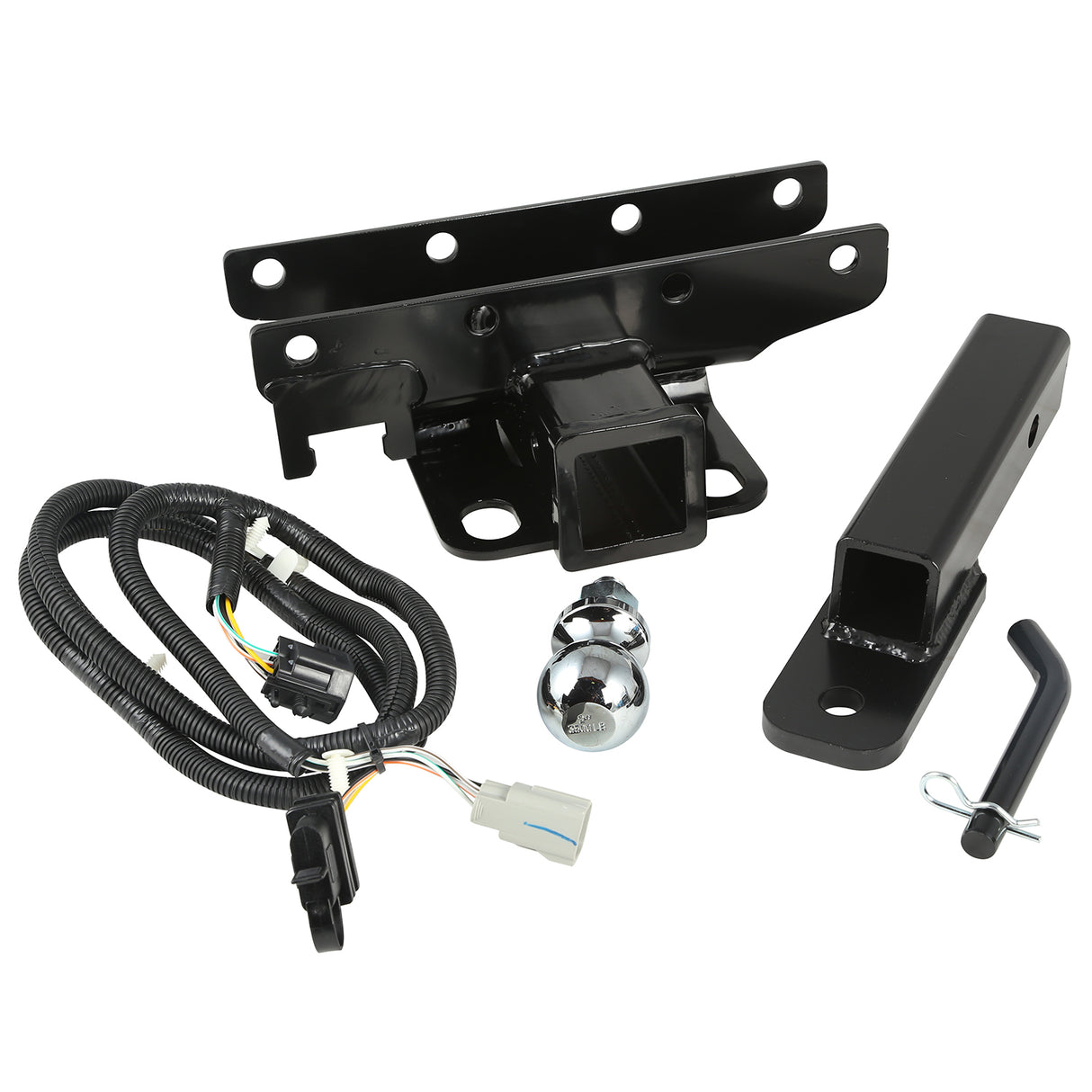 Rugged Ridge - Hitch Kit with Ball, 2 inch; 07-16 Jeep Wrangler JK - 11580.54