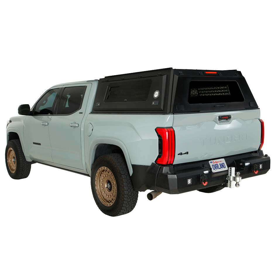 Expedition Pro Plus Truck Cap W/Full Wing Window Doors, Front and Rear Windows and 3rd Brake Light 21-26 Ford F-150
