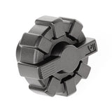 Elite Fuel Cap, Black, Aluminum; 01-21 Jeep Wrangler TJ/LJ/JK/JL/JT