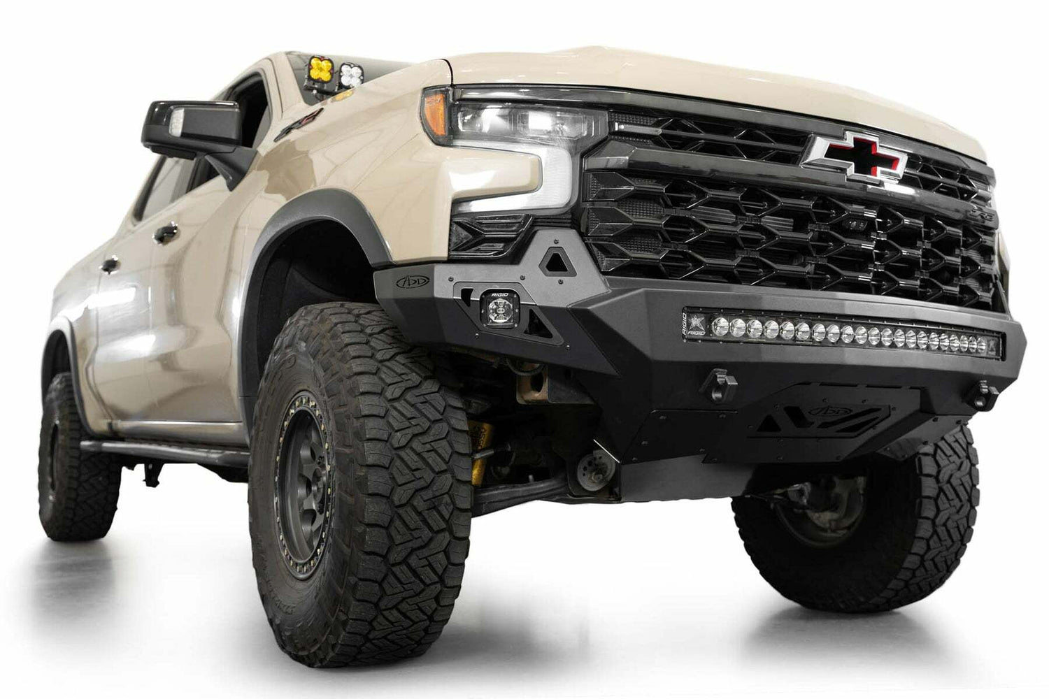 Addictive Desert Designs - Chevy Silverado 1500 ZR2 Stealth Fighter Front Bumper - F120083030103