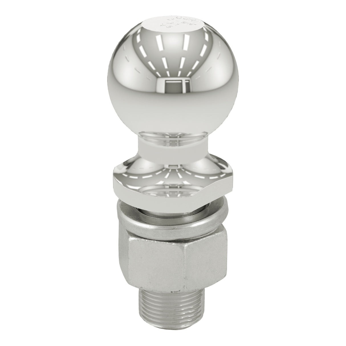 Curt - 2-5/16" Trailer Ball (1-1/4" x 2-5/8" Shank, 15,000 lbs., Stainless) - 40055