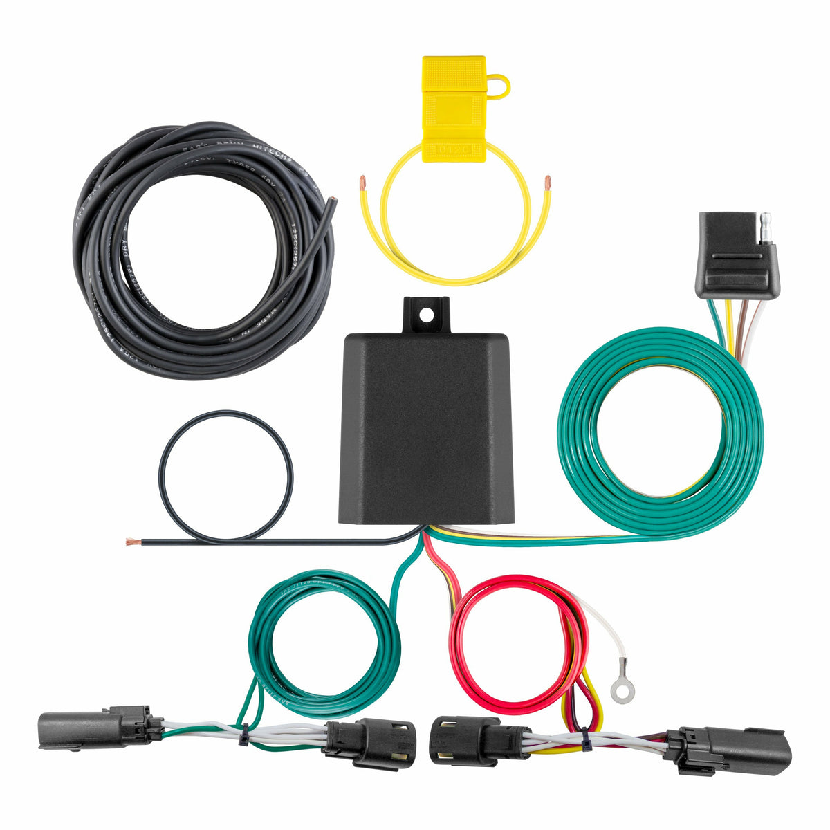 Curt - Custom Wiring Harness, 4-Way Flat Output, Select Ford Escape - 56448