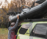 Prinsu - 5th Gen Toyota 4Runner Prinsu Pro Roof Rack Full Non-Drill / Cutout for 40" Light Bars - 400-002-011-002