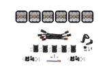 Diode Dynamics - SS5 Sport Universal CrossLink 6-Pod Lightbar White Combo - DD6798