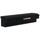 Weather Guard - Model 174-5-04 56in Lo-Side Box, Aluminum, Gloss Black, 4.0 cu ft - 174-5-04