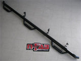 N-FAB - Nerf Step Bar Wheel To Wheel W/bed Access; Black Powder Coated; 6 Step; 3 In. Tube; - C07105QC-6
