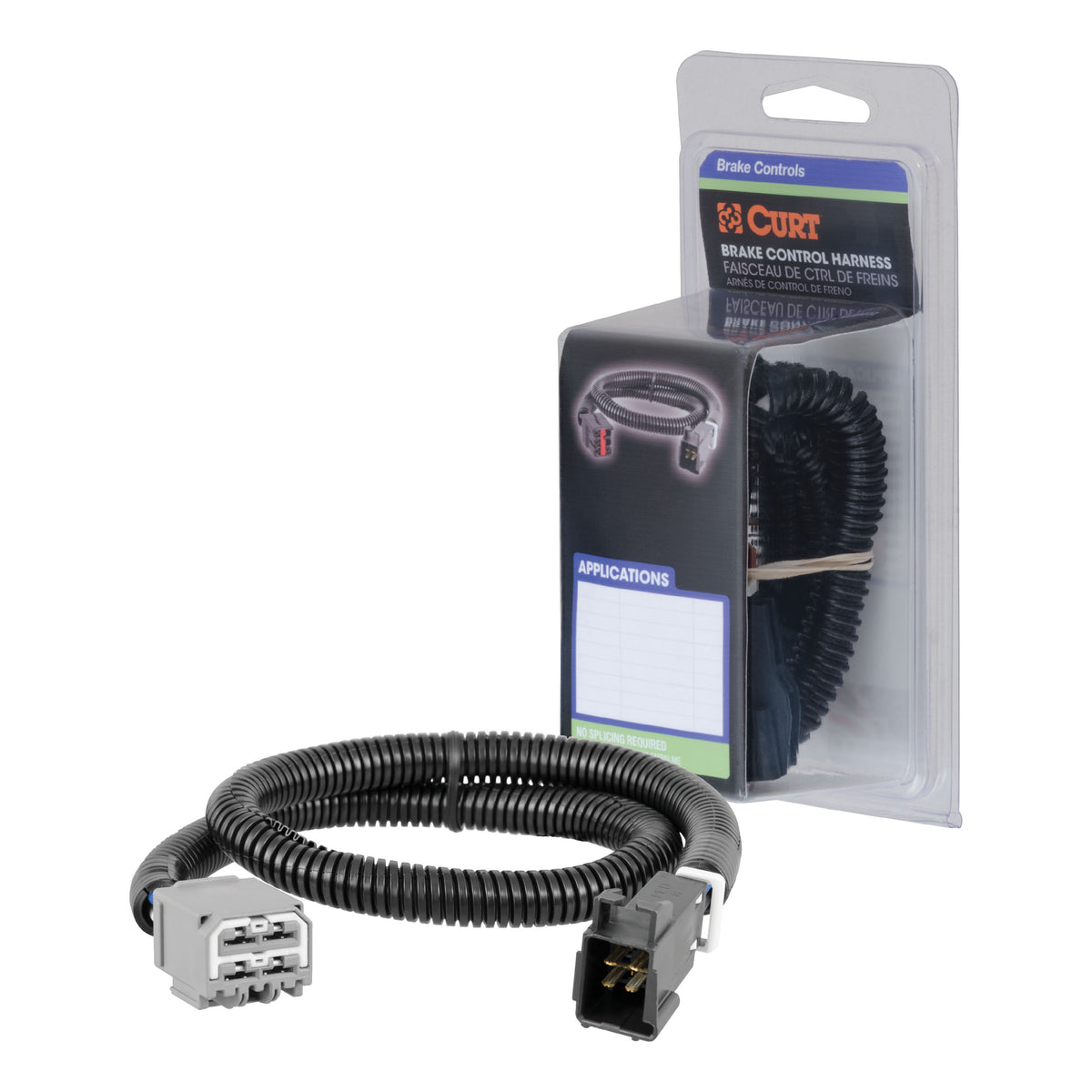 Curt - Brake Controller Harness, Select Chrysler, Dodge, Jeep Vehicles (Packaged) - 51447