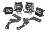 Rough Country - LED Light Kit - Ditch Mount - 2" Black Flood Pair - Toyota 4Runner (10-23) - 70799