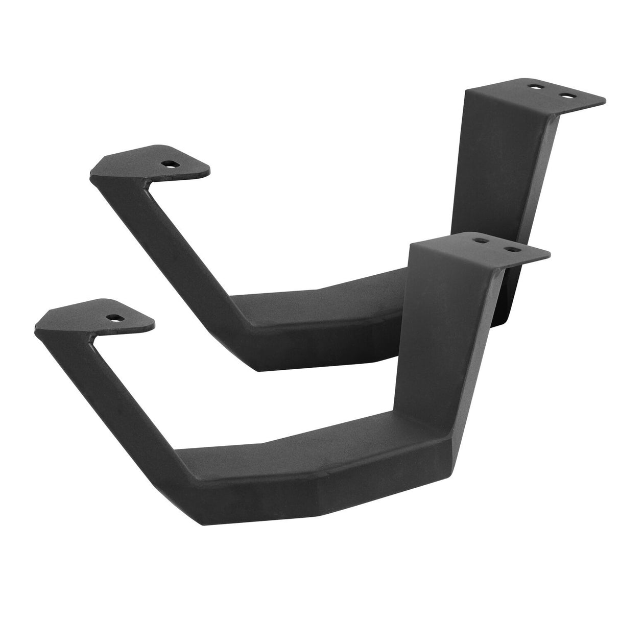 Go Rhino - 6340588020PC - RB10 Running Boards With Mounting Brackets & 2 Pairs of Drop Steps Kit - Textured Black