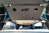 CBI - T2/T3 Toyota Tacoma Front Skid Plate | 2005-current - Aluminum - Bare-metal - 300-000-010-086